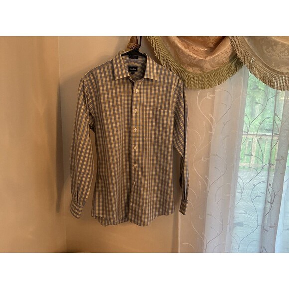 Neiman Marcus Other - Neiman Marcus Shirt Mens 15 x 32/33 Trim Fit Long Sleeve Button Up 80's 2Ply
